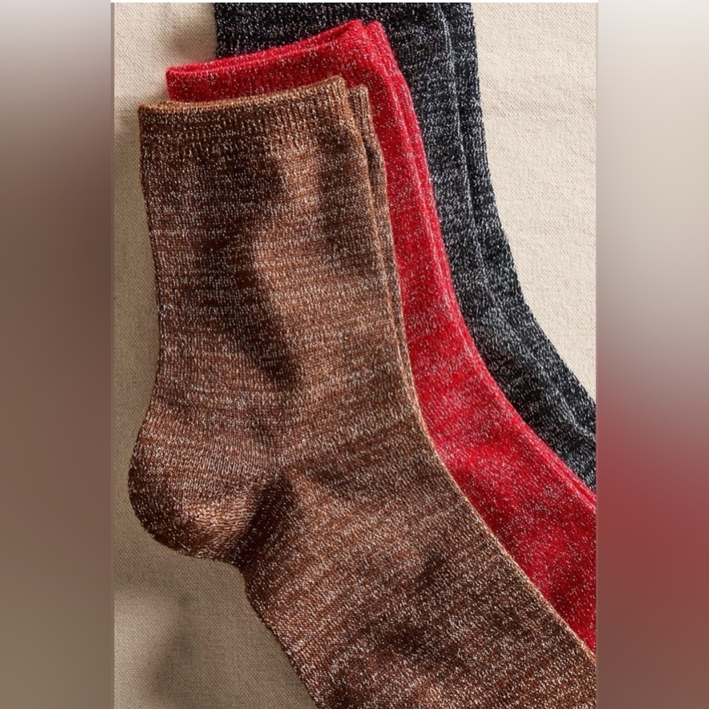 NWT Free People Pack of 3 Desert Disco Socks